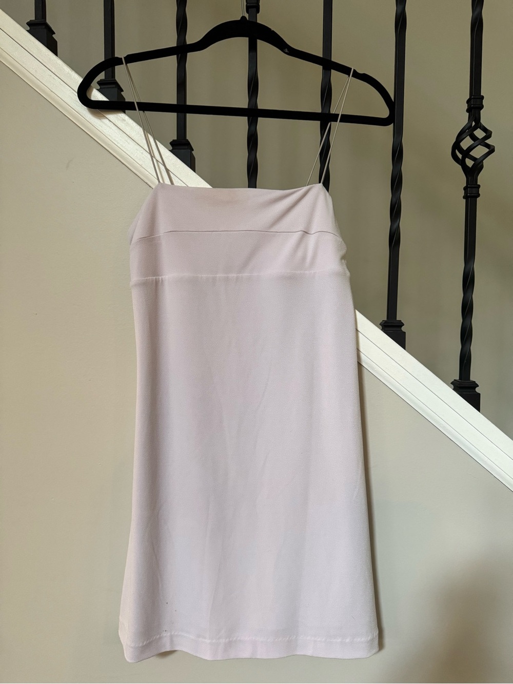 Simple Spaghetti Strap Slip Dress in Light lavender